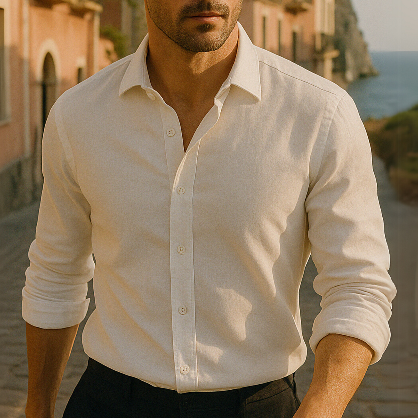 AMALFI LINEN SHIRT