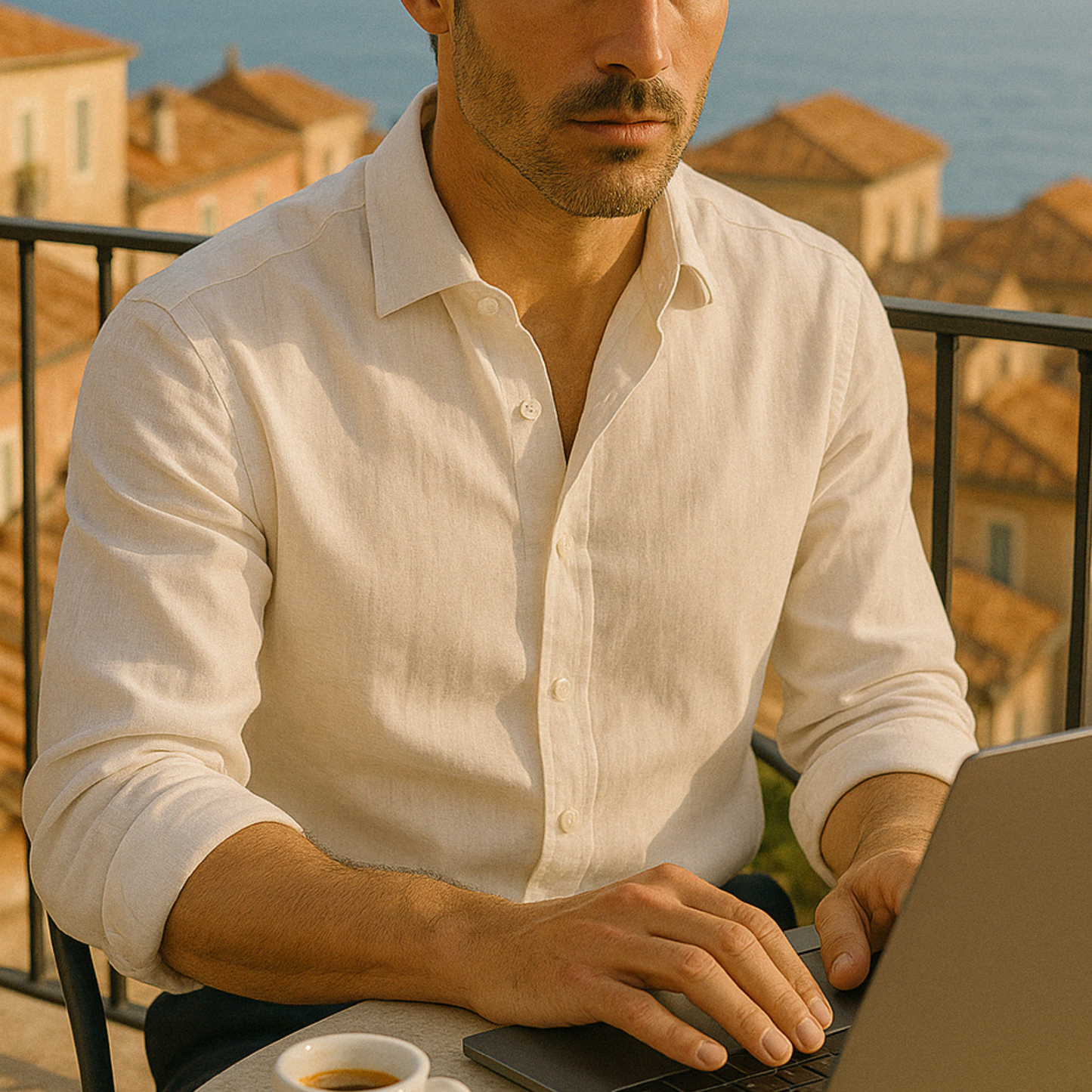 AMALFI LINEN SHIRT