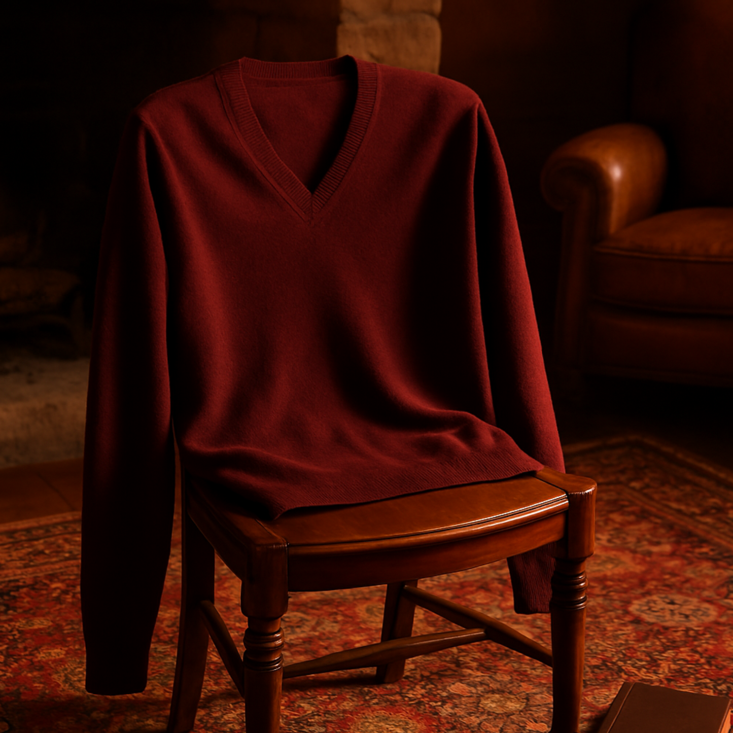 NOBLEFIT V-NECK WINTER KNITWEAR