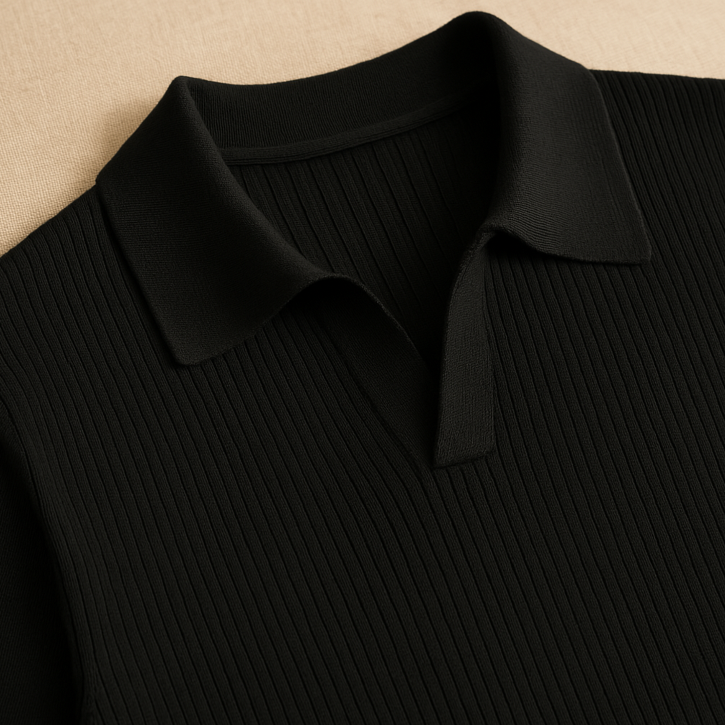 قميص بولو محبوك من Midnight Vintage