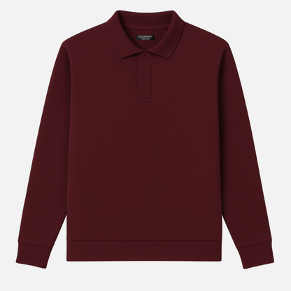 THE PRIVATE EQUITY LONG SLEEVE POLO