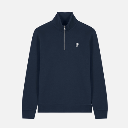 LE PULL VERSAILLES À QUART DE ZIP 