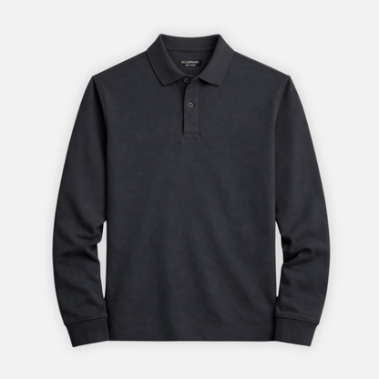 THE PRIVATE EQUITY LONG SLEEVE POLO