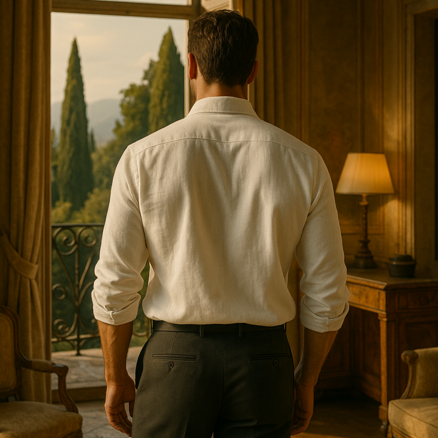 AMALFI LINEN SHIRT