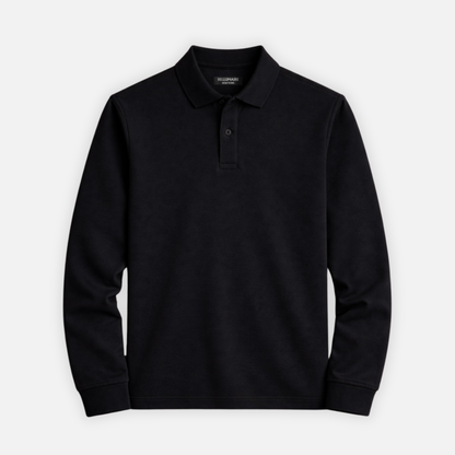 THE PRIVATE EQUITY LONG SLEEVE POLO