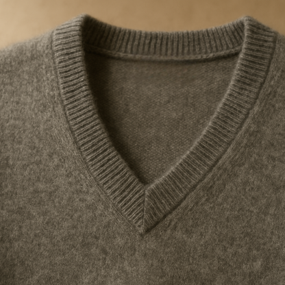 MOUNTAIN BREEZE V-NECK CASHMERE
