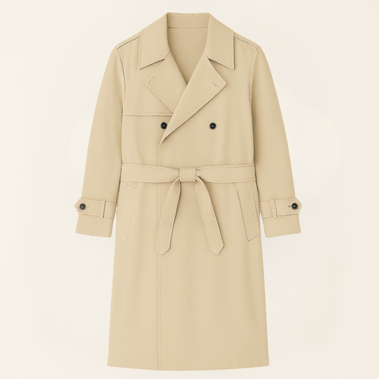 DESERT WINDBREAKER TRENCH COAT