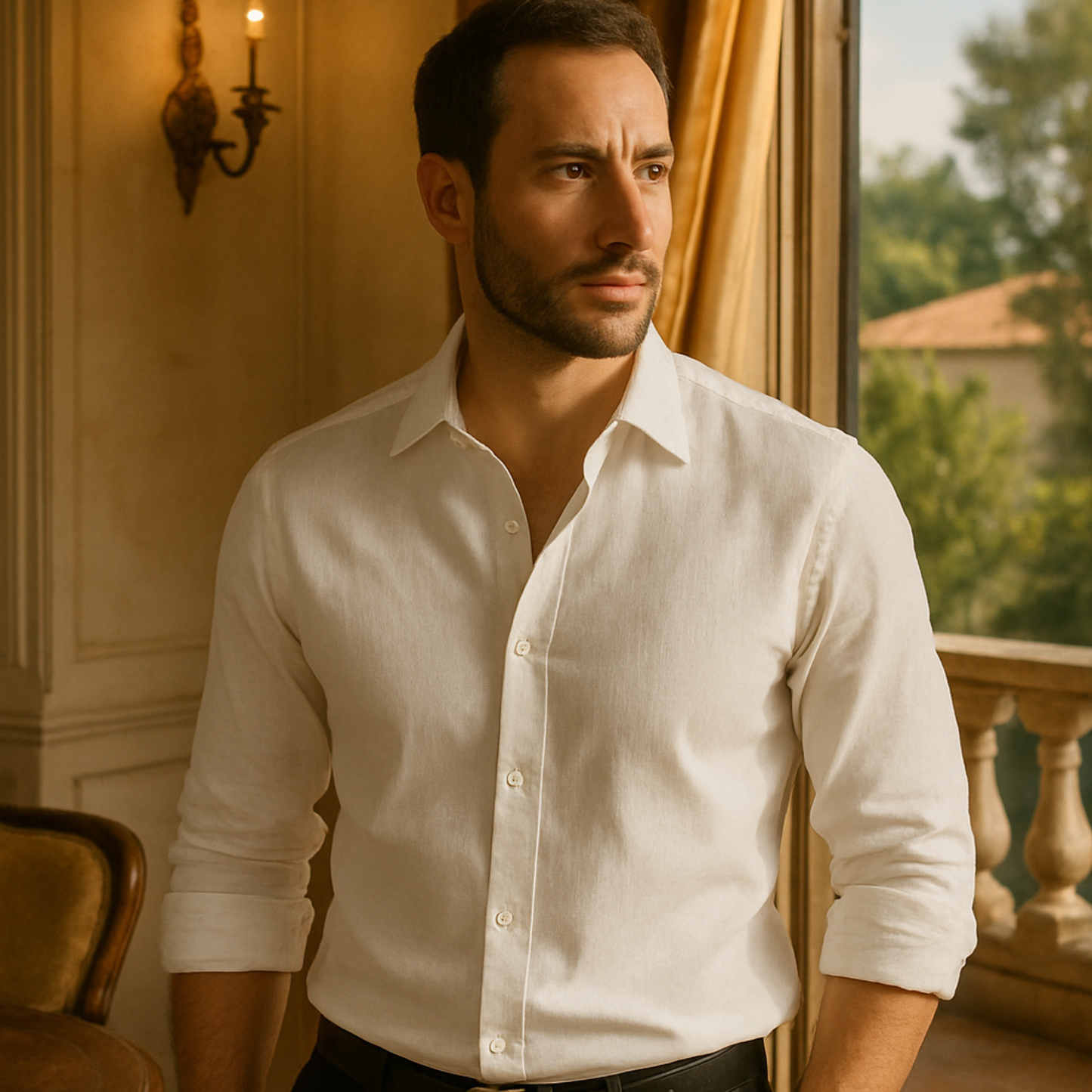 AMALFI LINEN SHIRT