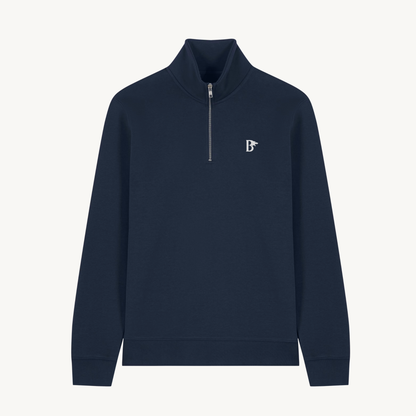 LE PULL VERSAILLES À QUART DE ZIP 