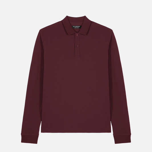 THE PRIVATE EQUITY LONG SLEEVE POLO