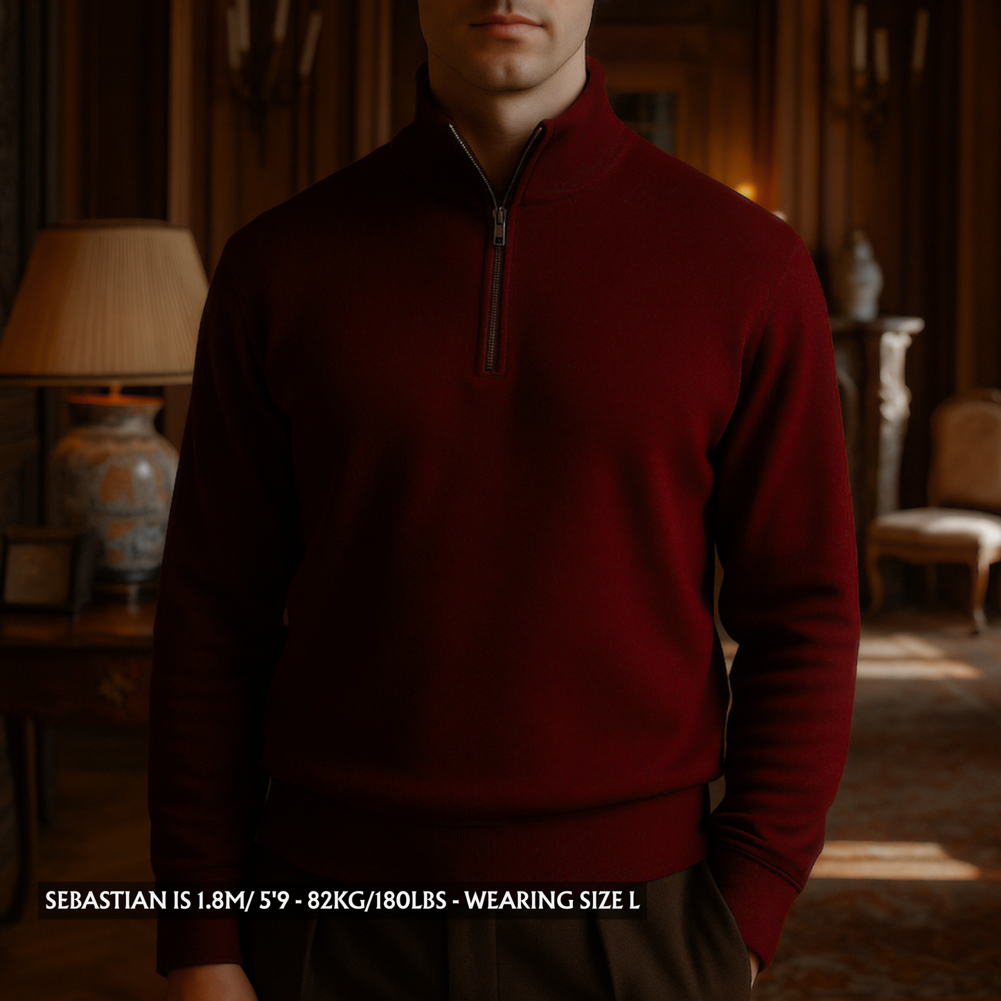 VERSAILLES QUARTER-ZIP