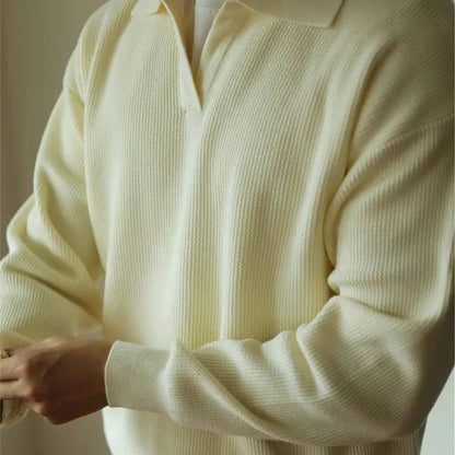 Desert Sand Polo Sweater