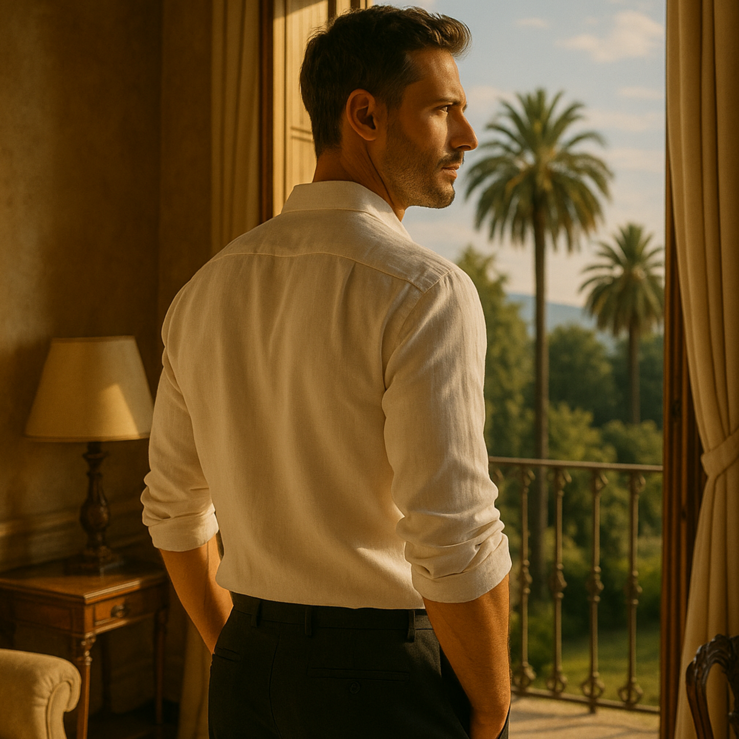 AMALFI LINEN SHIRT
